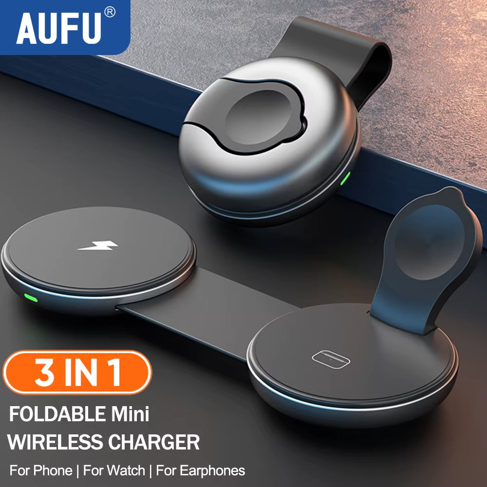 Eleos 3-in-1 Wireless Charging Station