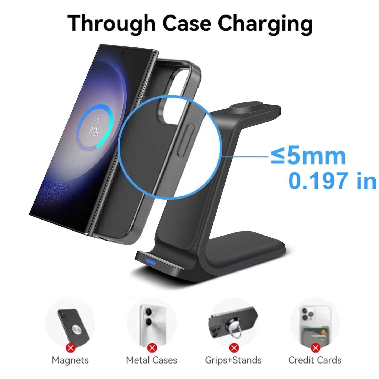 Eleos 3 in 1 Charger Version 2 | Phone, Watch, Airpod Charger